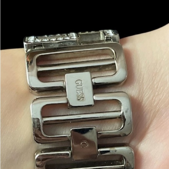 Guess Silver Crystal Embellished Watch - Picture 5 of 5